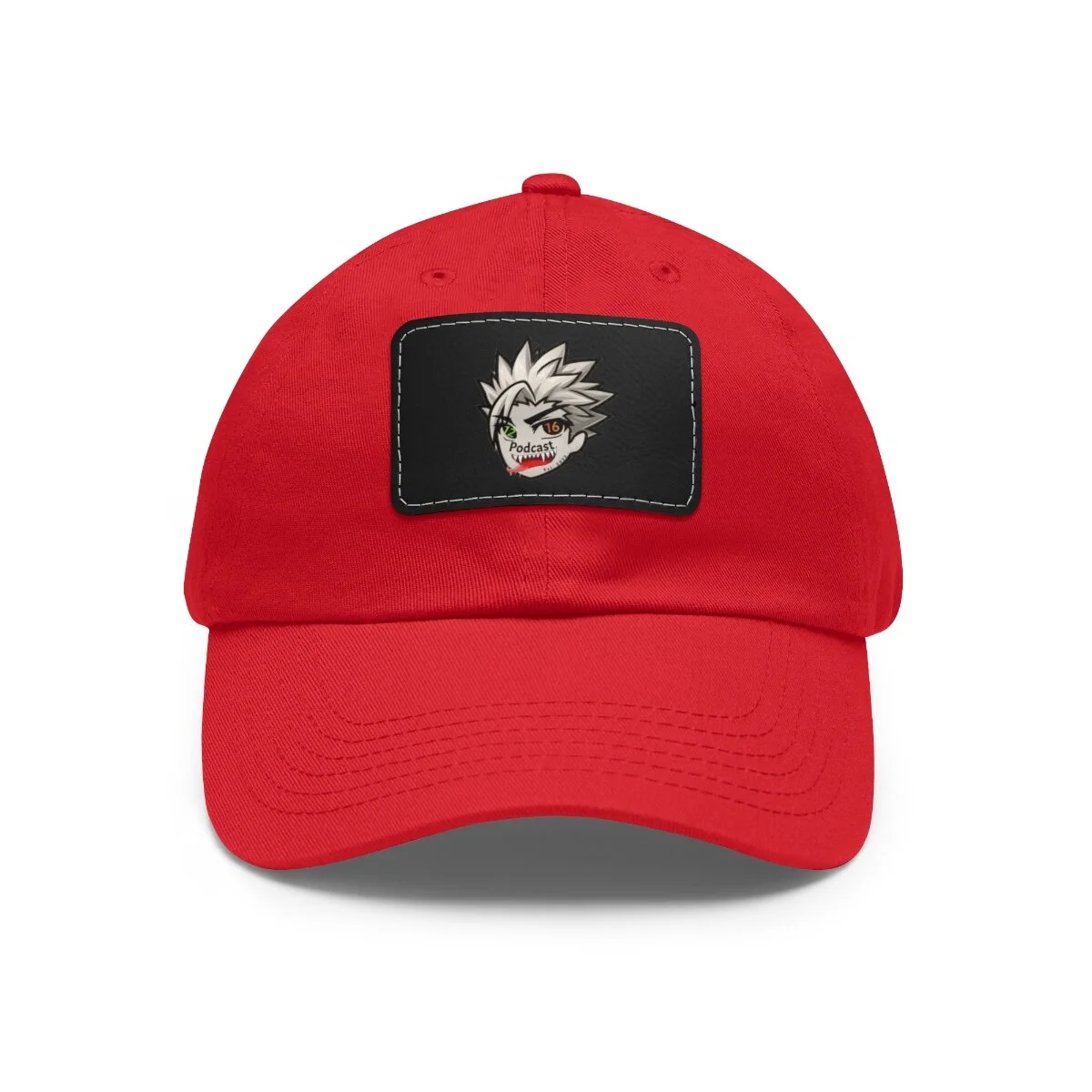 Logo Dad Hat with Leather Patch (Rectangle) — 1216GrandFleet