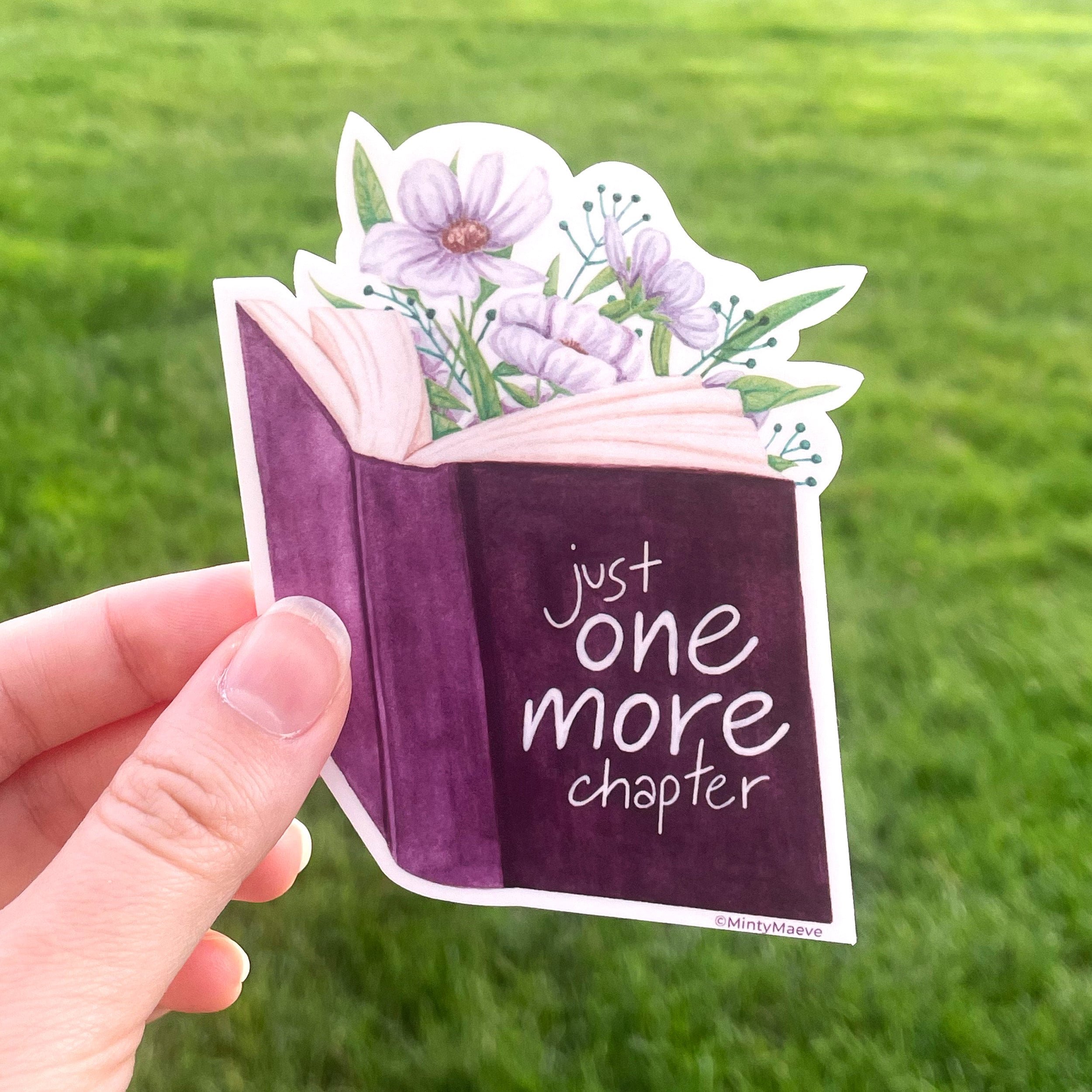 One More Chapter - Kindle Case Stickers Sticker for Sale by Mazekin
