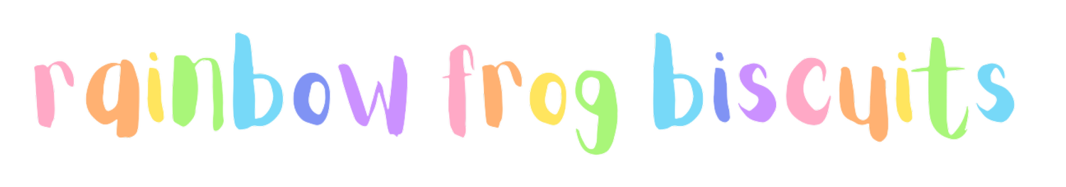  rainbow frog biscuits