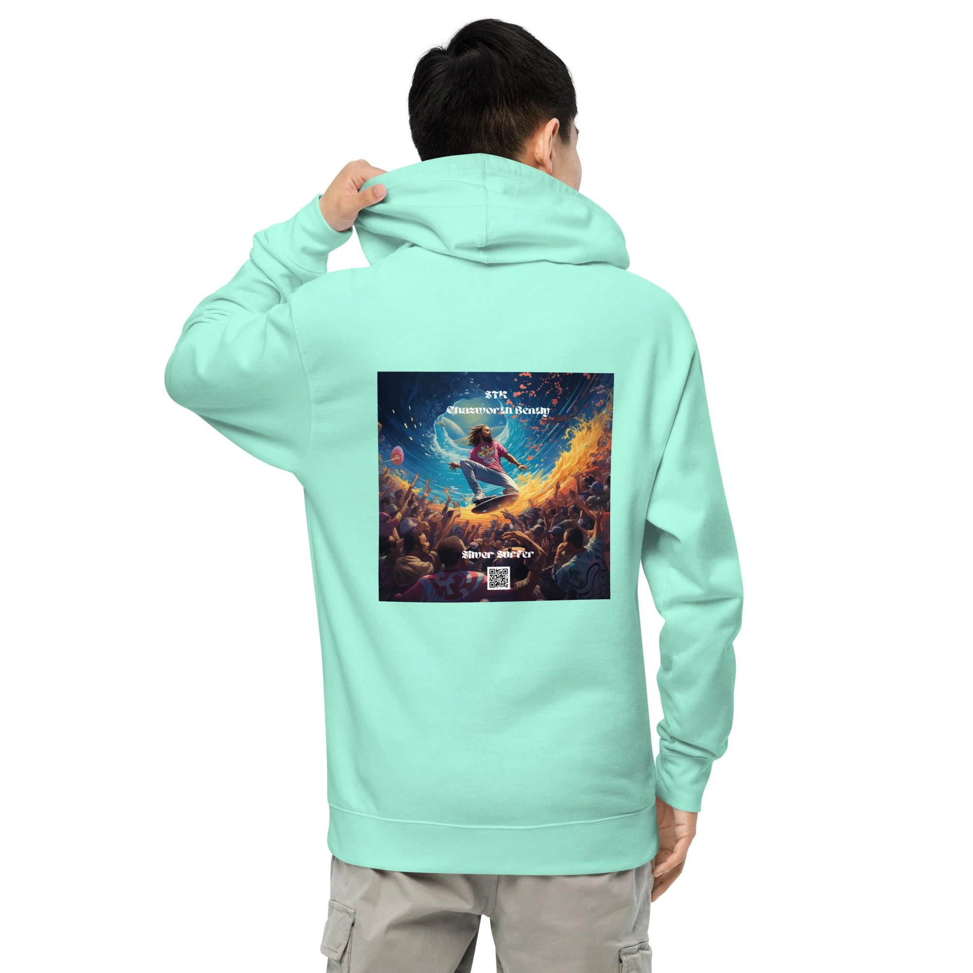 WaveWarmer Hoodie Chazworth Bently x STK Collab — Surfing Thru WaveWarmer Hoodie Chazworth Bently x STK Collab — Surfing Thru