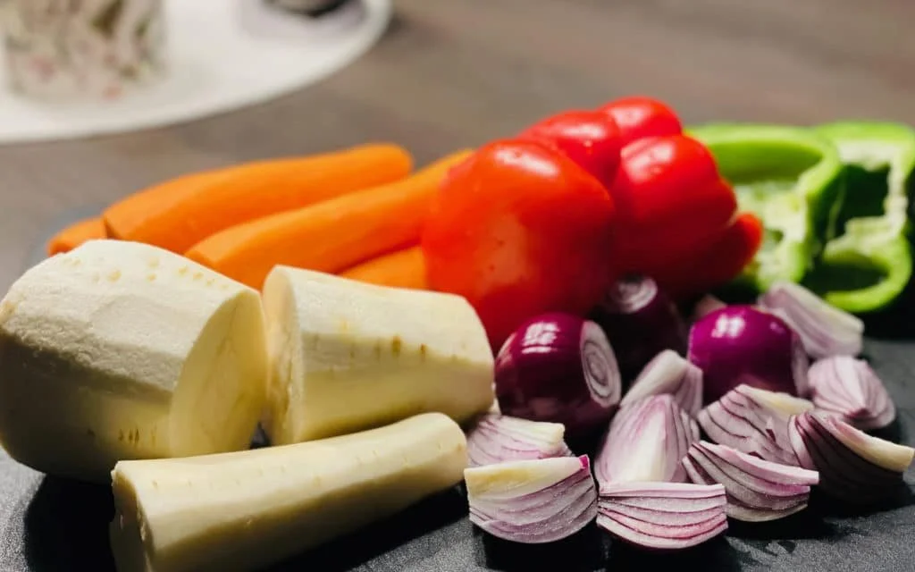 Rotfrukter och grönsaker.