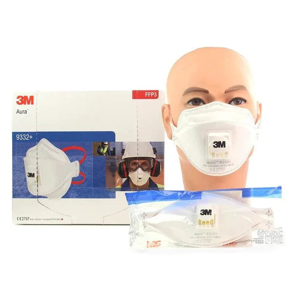 3M Aura 9332+ FFP3 Atemschutzmaske mit Ventil | The Face Mask 