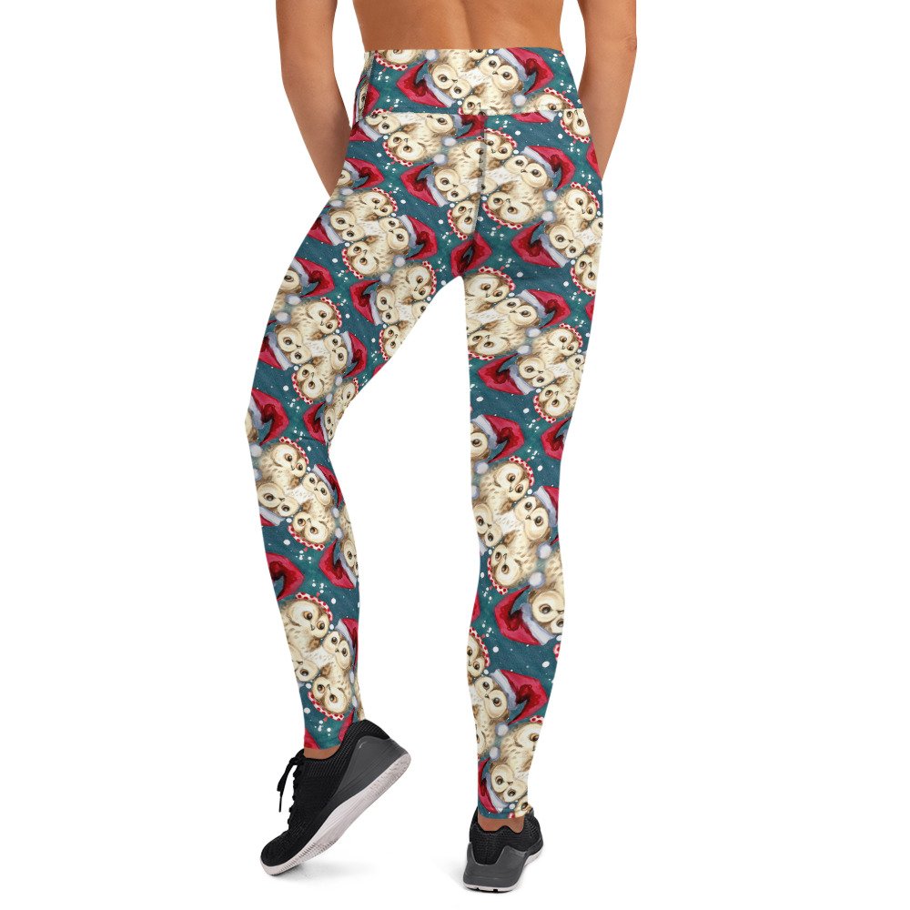 Cute Christmas Owls Yoga Leggings — 1923 Main Street: Casual Clothing  Inspired by the Magic