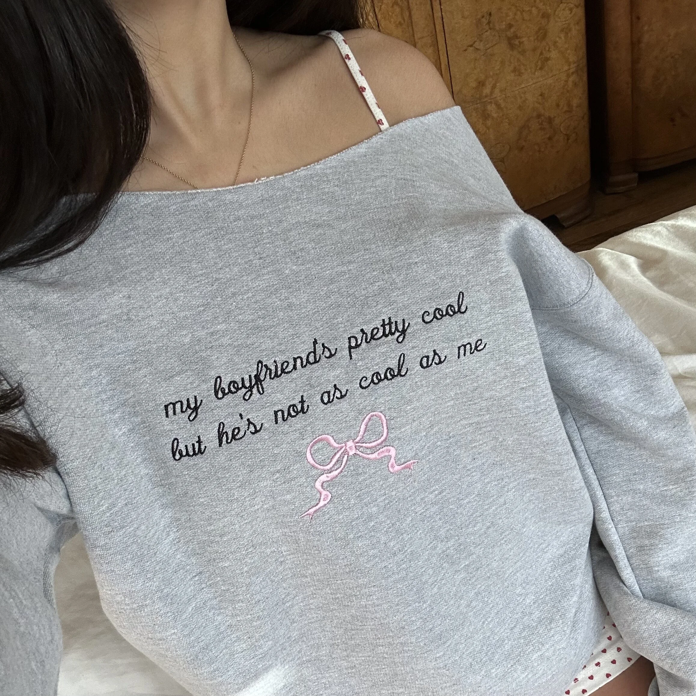 Not my boyfriend's sweatshirt discount