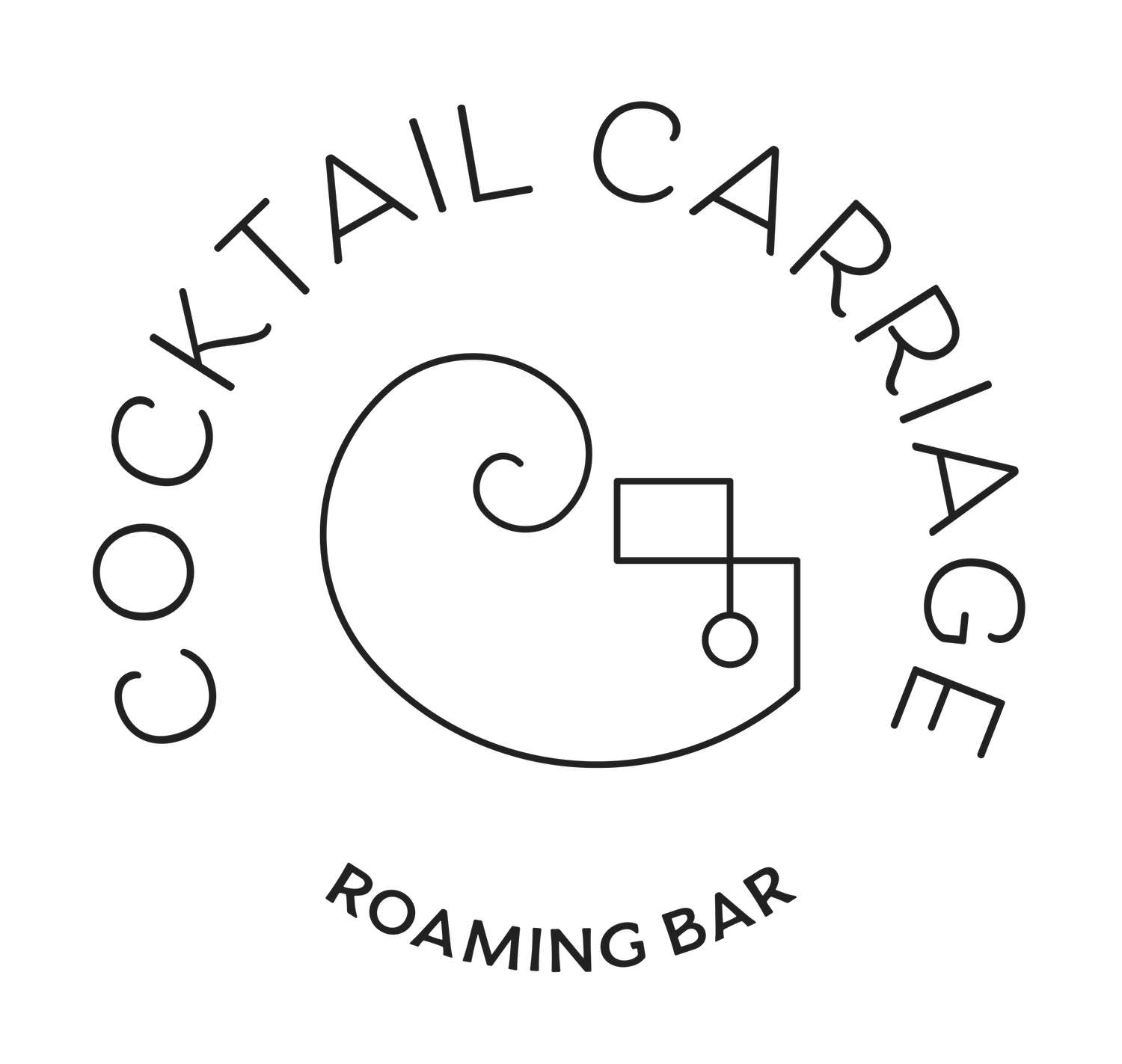 Cocktail Carriage Roaming Bar