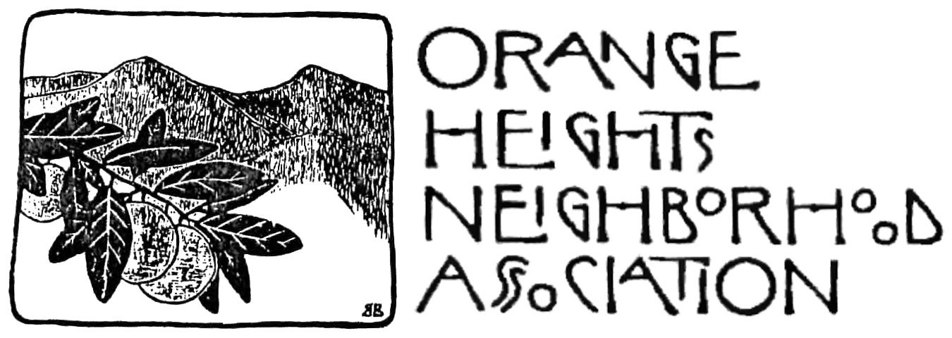 Orange Heights Neighborhood Association est. 1905