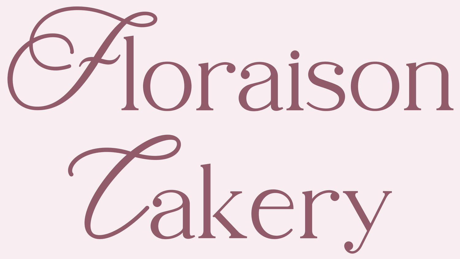 Floraison Cakery