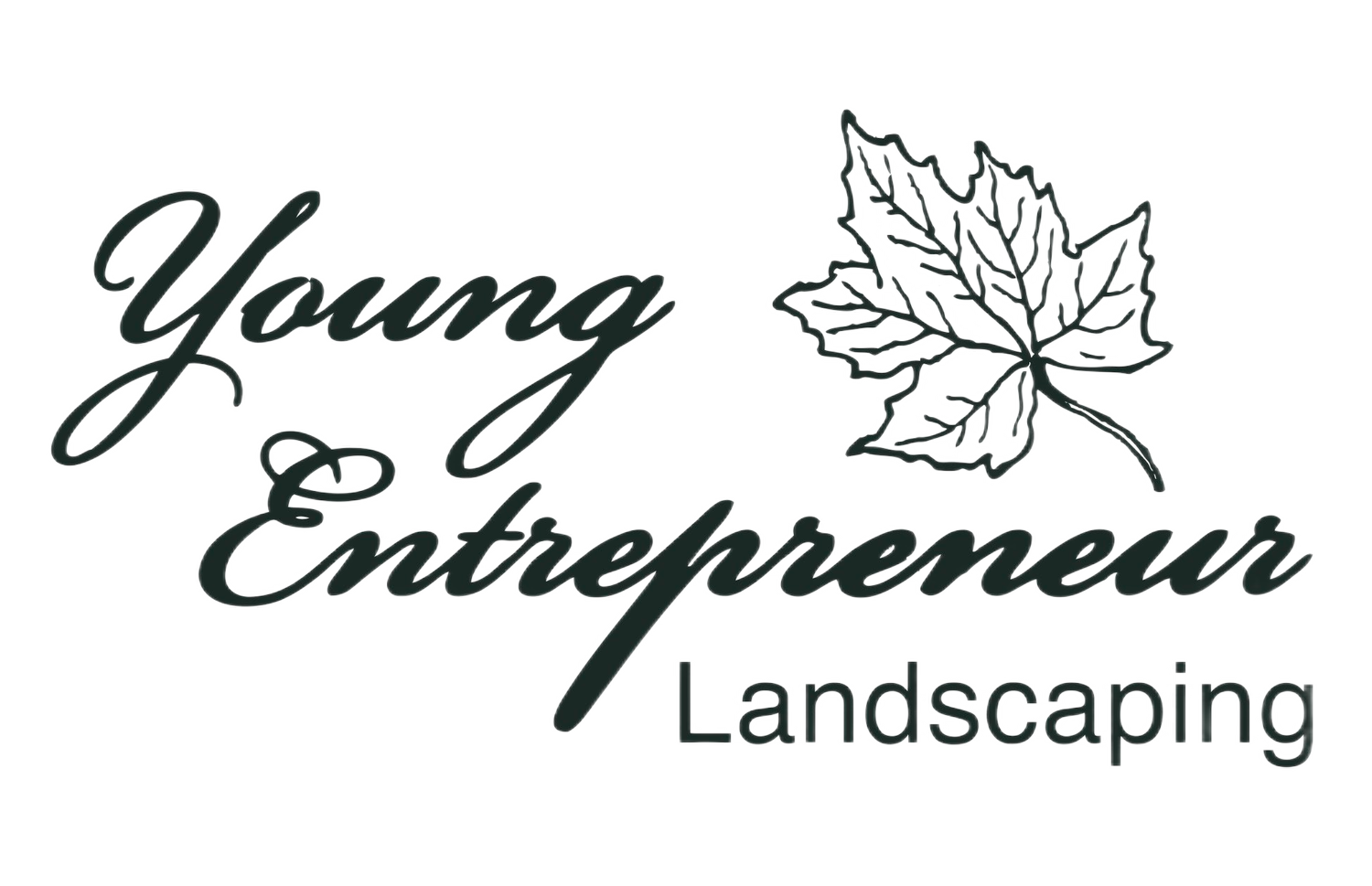 Young Entrepreneur Landscaping