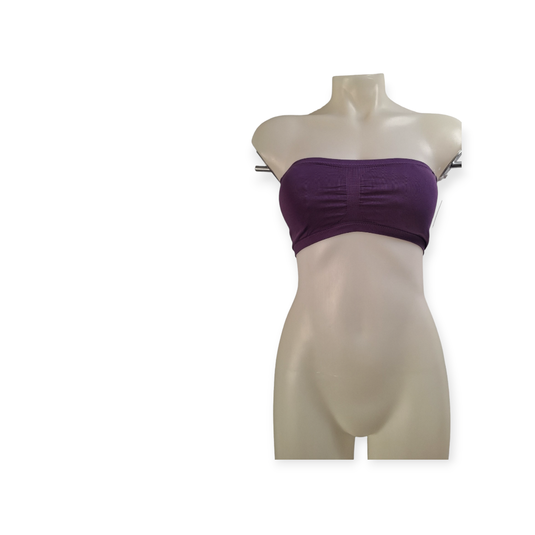 SWS essentials Women's Strapless Bra Bandeau Tube Top Bra Stretchy Wireless  Bralette. —