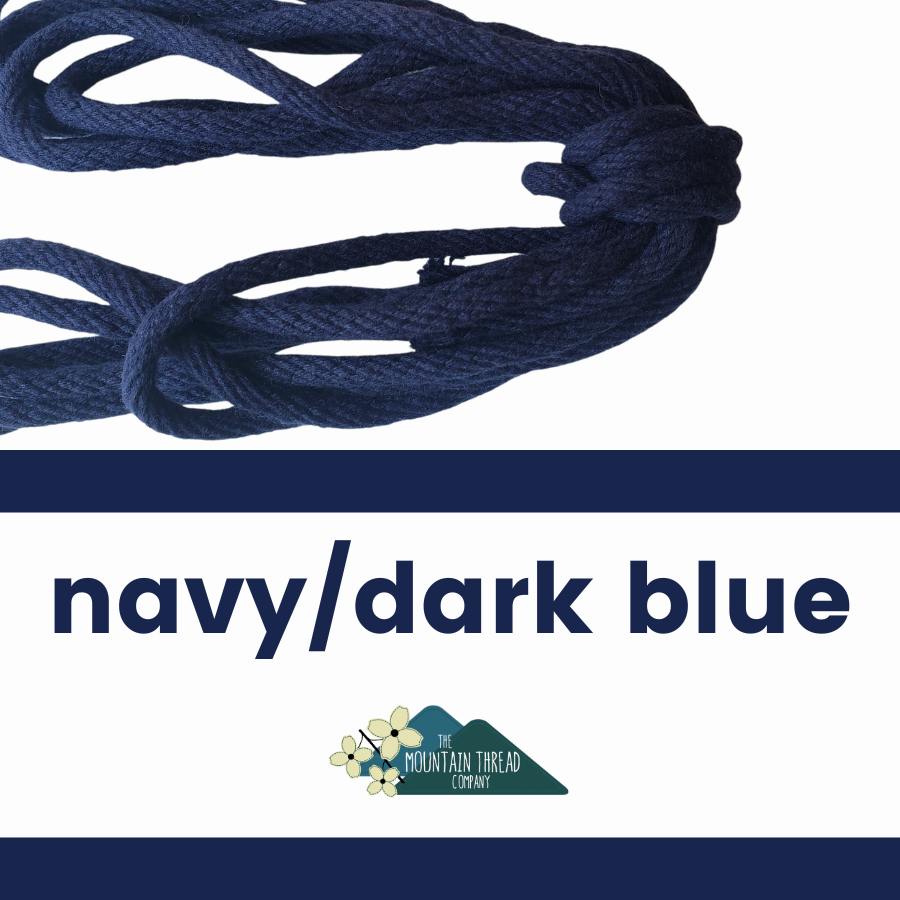 Colorful 3/16 Rope - 10 Yards - Solid Braid Rope from The Mountain Thread  Company — The Mountain Thread Company