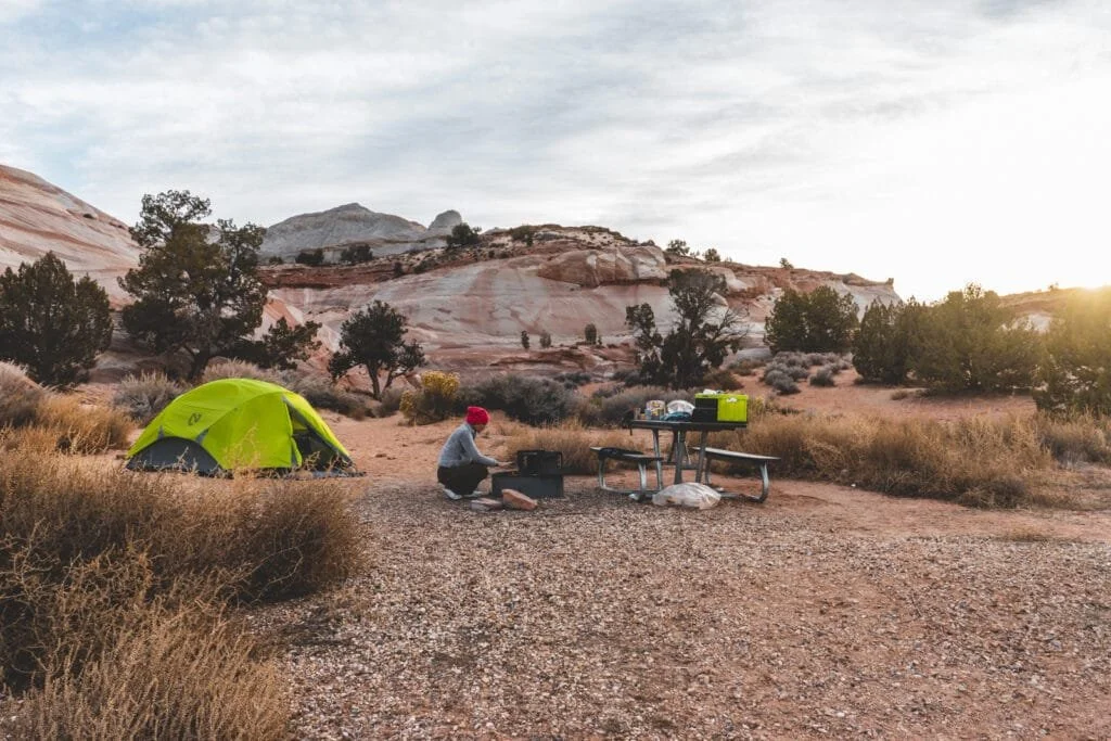 Camping at White House Campground