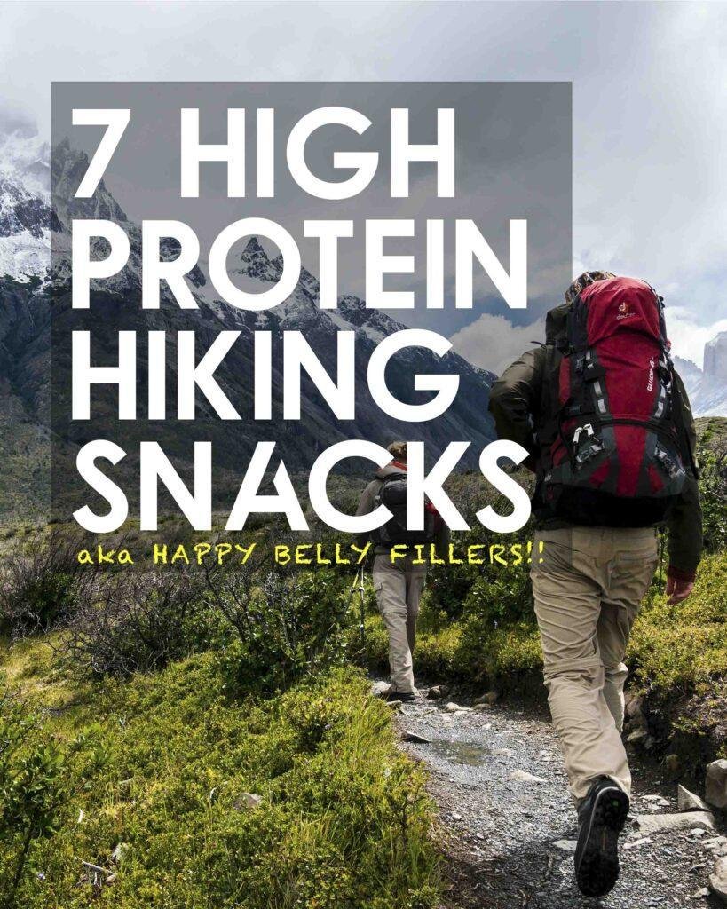 7 High Protein Hiking Snacks Pin
