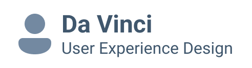 Da Vinci User Experience Design