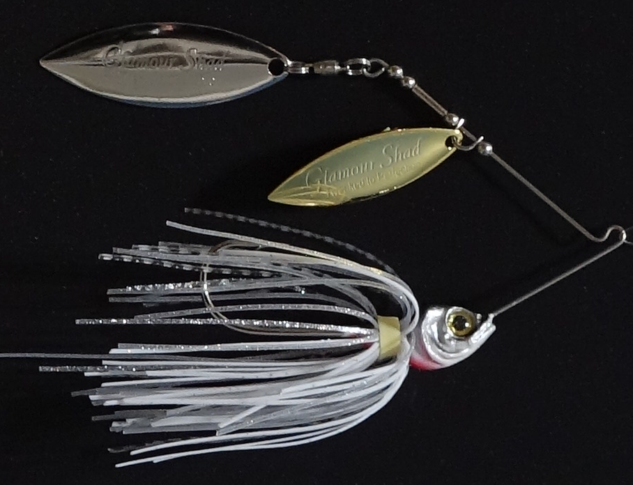 Glamour Shad 1/4 oz. Double Willow Spinnerbait — Glamour Shad Store