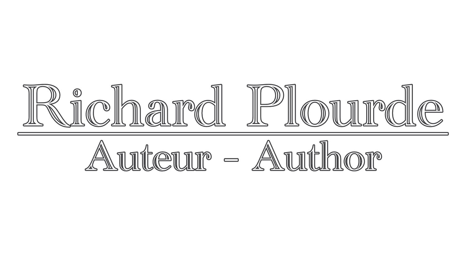 Richard Plourde - Auteur / Author