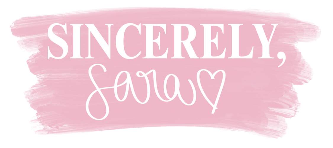Sincerely, Sara