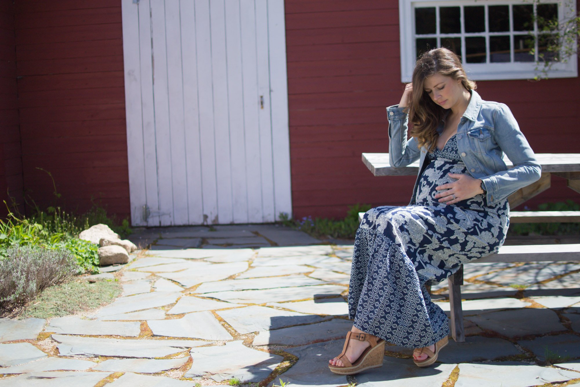 Wild Rosebuds: Seraphine Maternity Maxi Dress