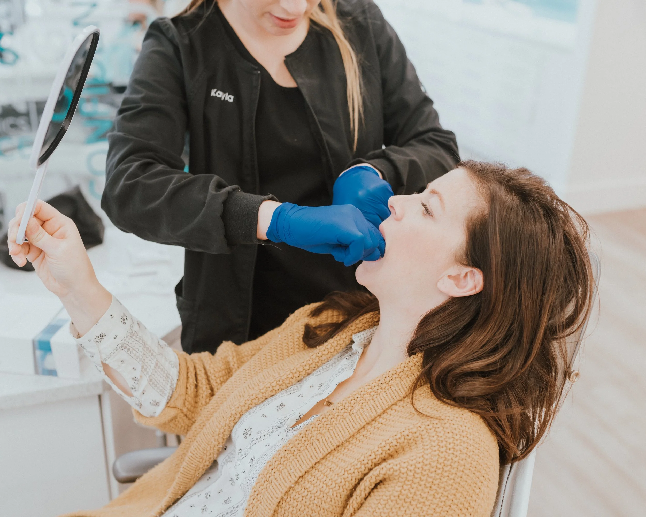 The Wild Decoelis | My Journey To a Better, More Confident Me with Invisalign  | THe Brace Space | checking for the perfect fit