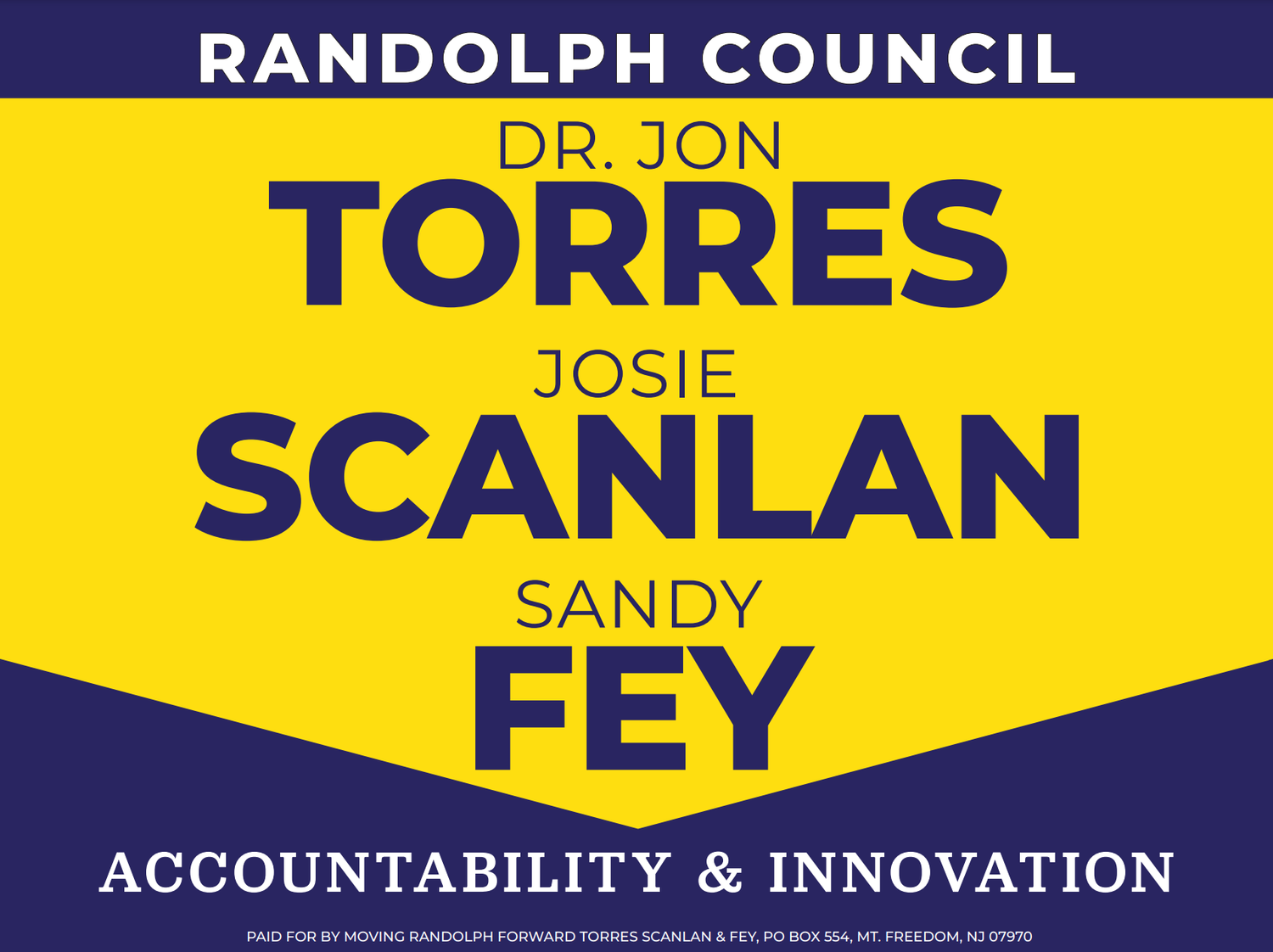 TORRES SCANLAN &amp; FEY for Randolph Council