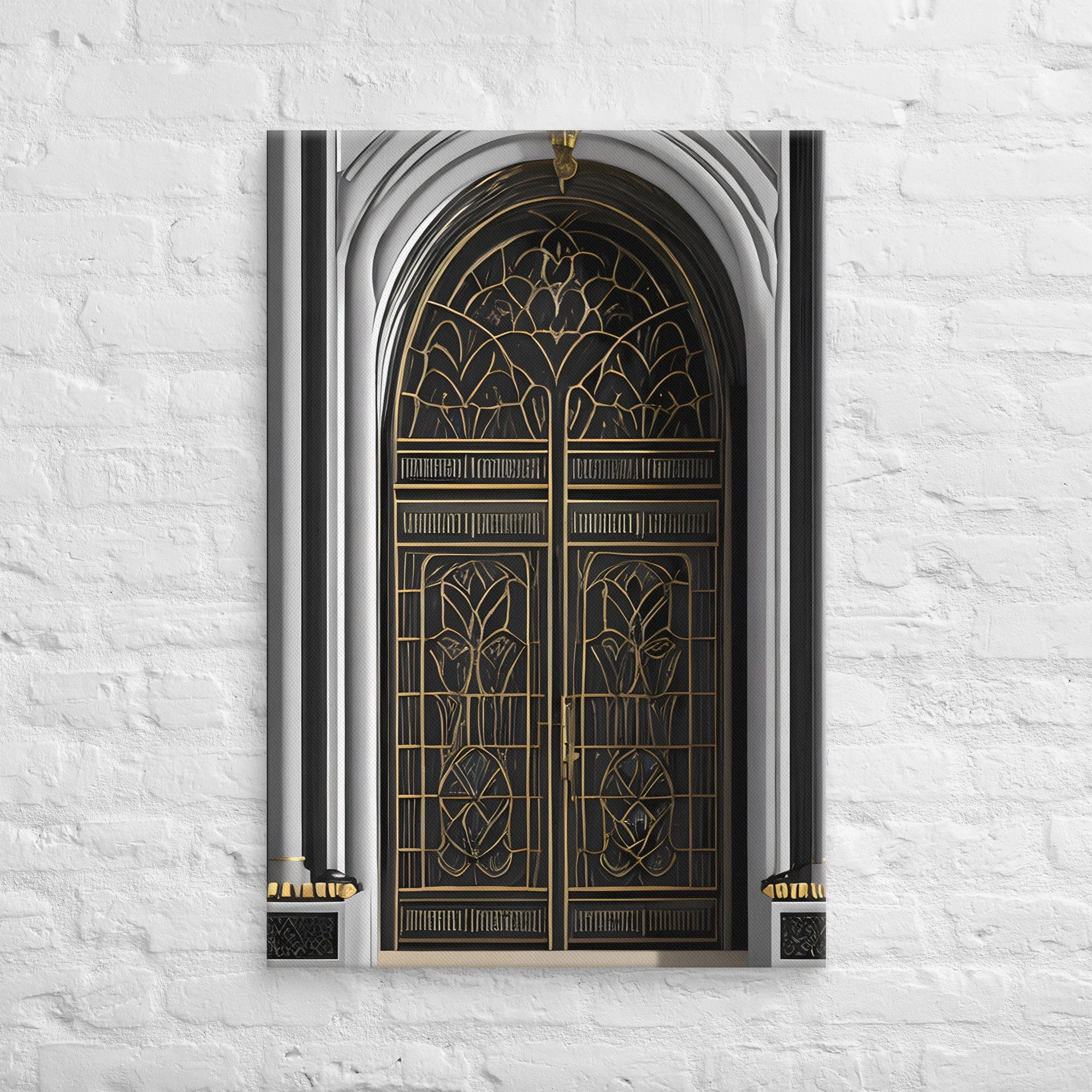 006 Architectural Deco Revival Art or Neo-Gothic Art Deco
