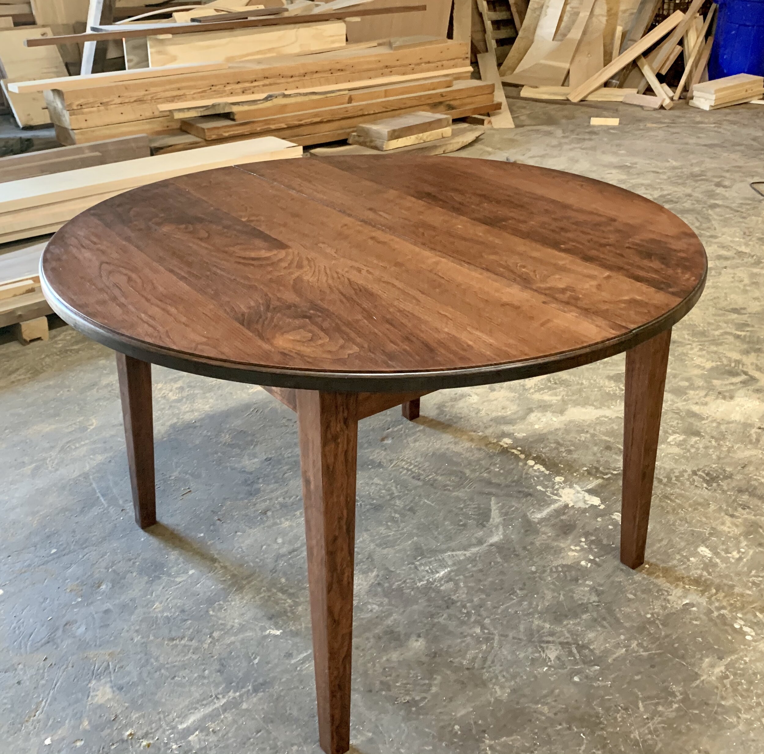 Blue Bell Round Extension Dining Table in Cherry PHL TBL co Copy