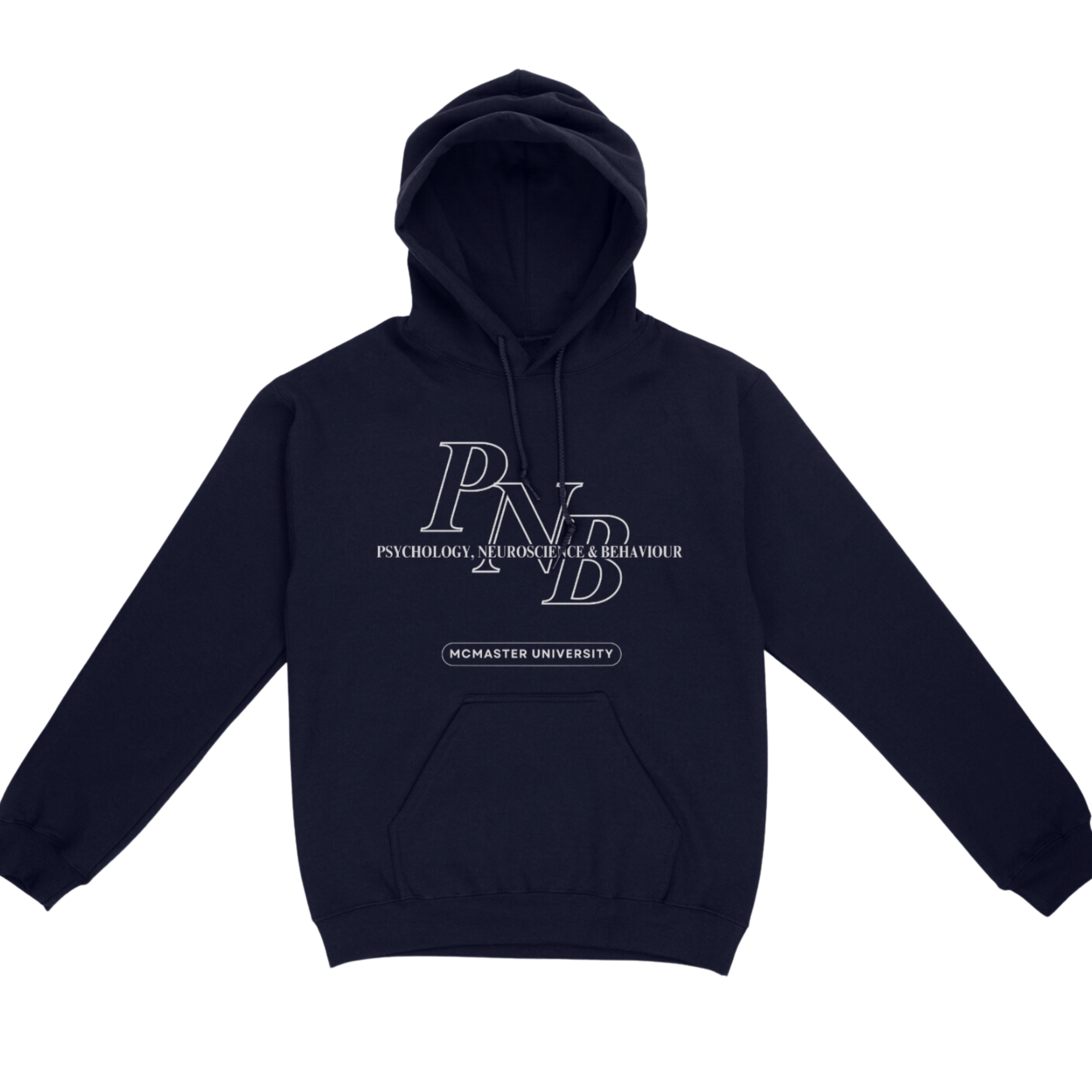 Embroidered PNB Hooded Sweatshirt McMaster PNB Society