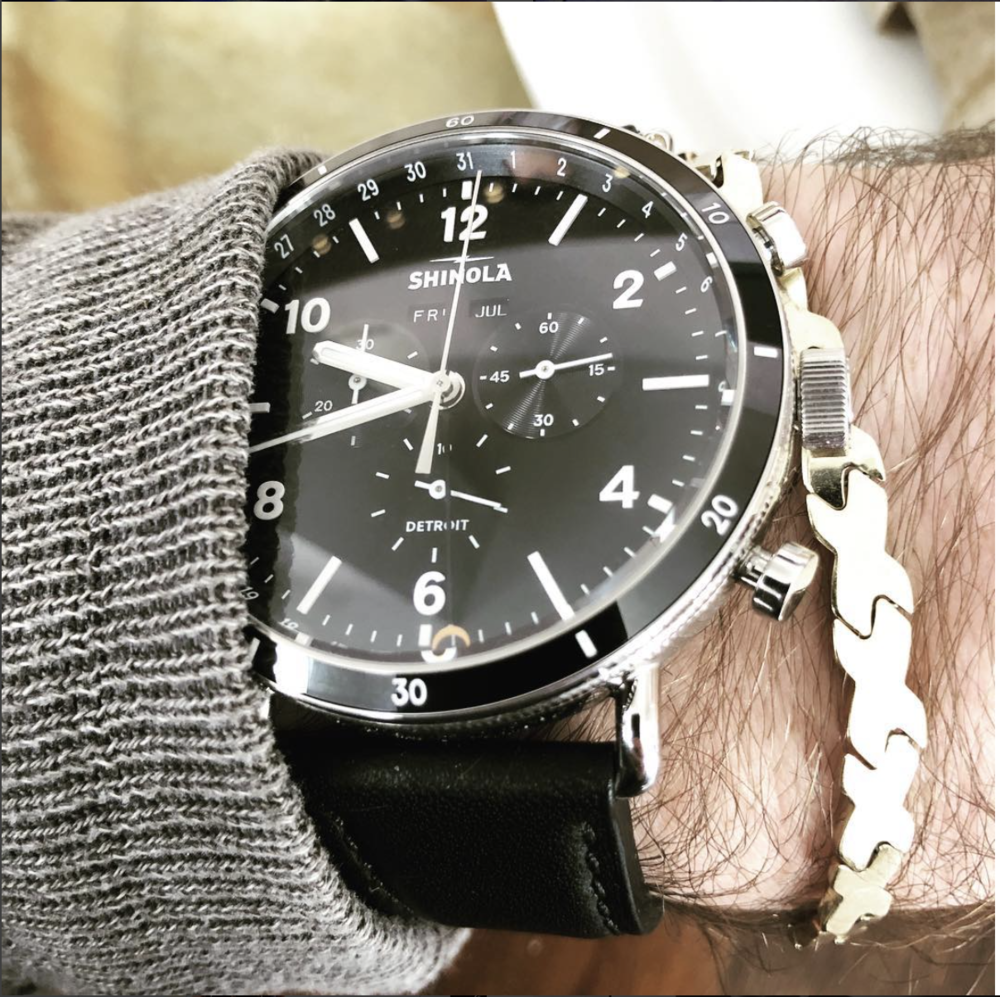 Shinola Detriot - Canfield Sport 45mm (Black)