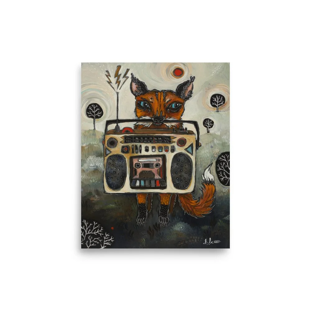 BoomBoxFox - 8x10