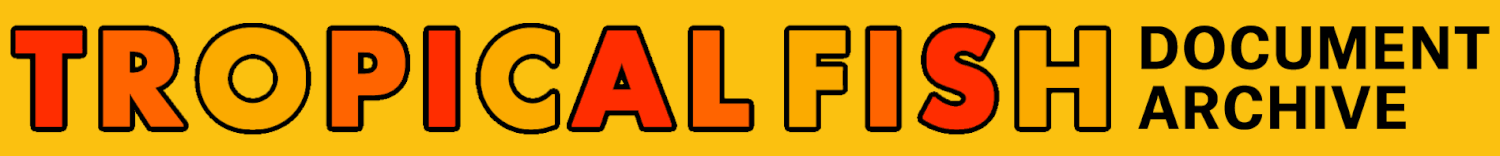 Tropical Fish Document Archive