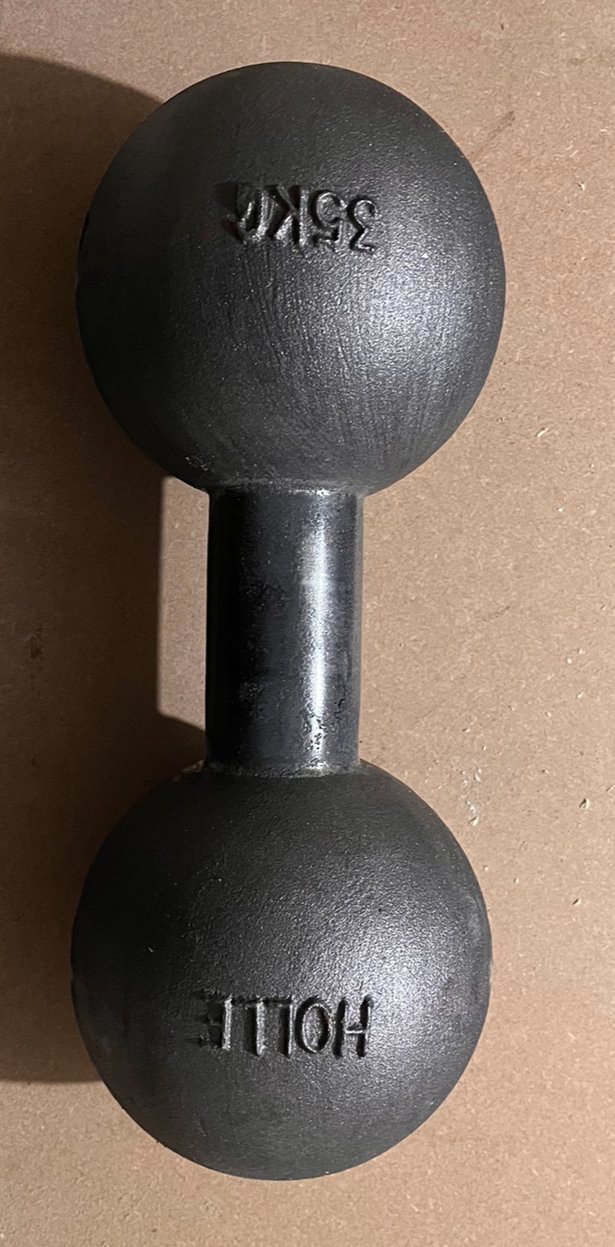 Thomas Inch Dumbbell Replicas Grip Equipment Holle Grips