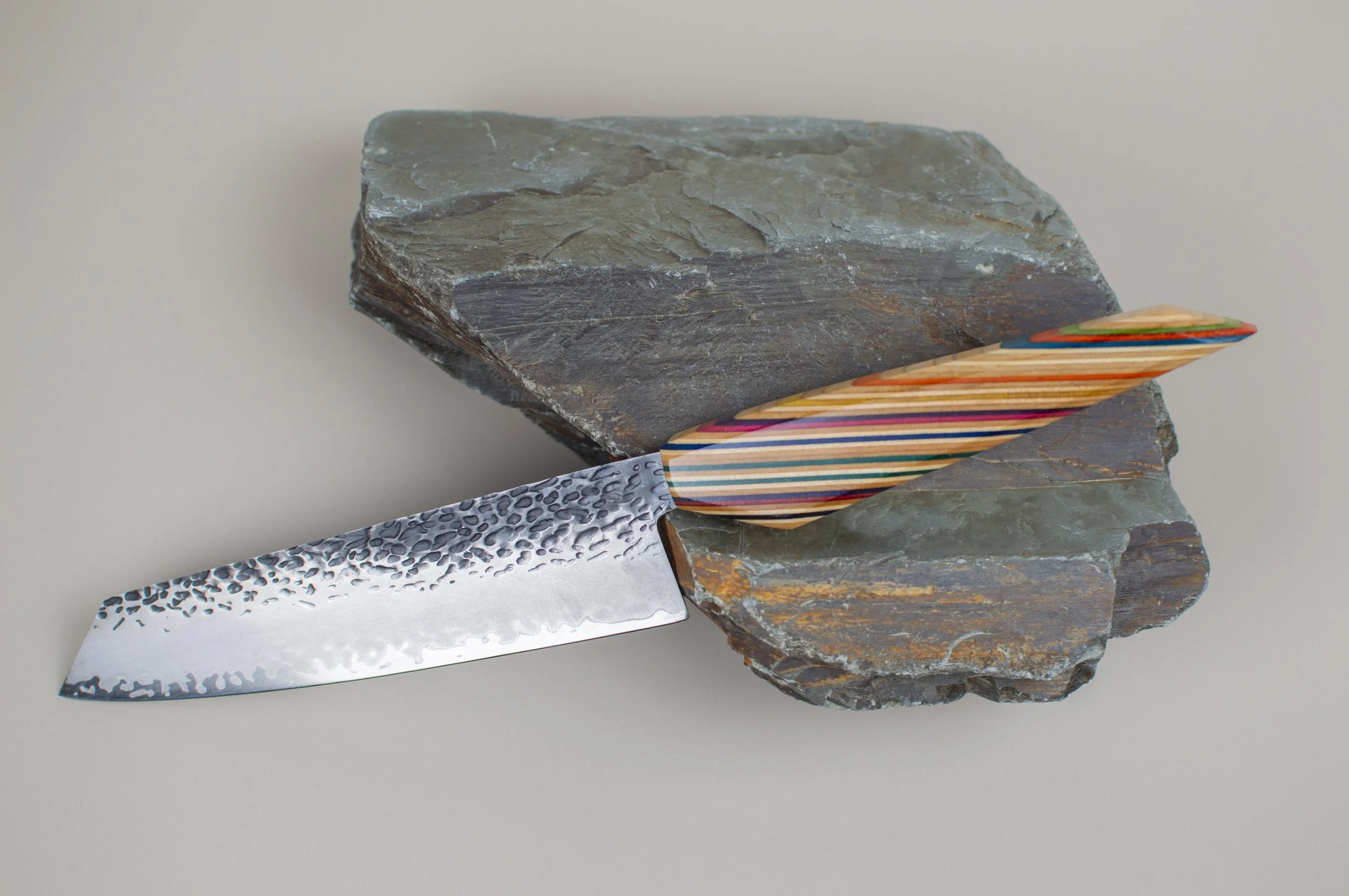 Pressed Skateboard Chef's Knife — No Comply
