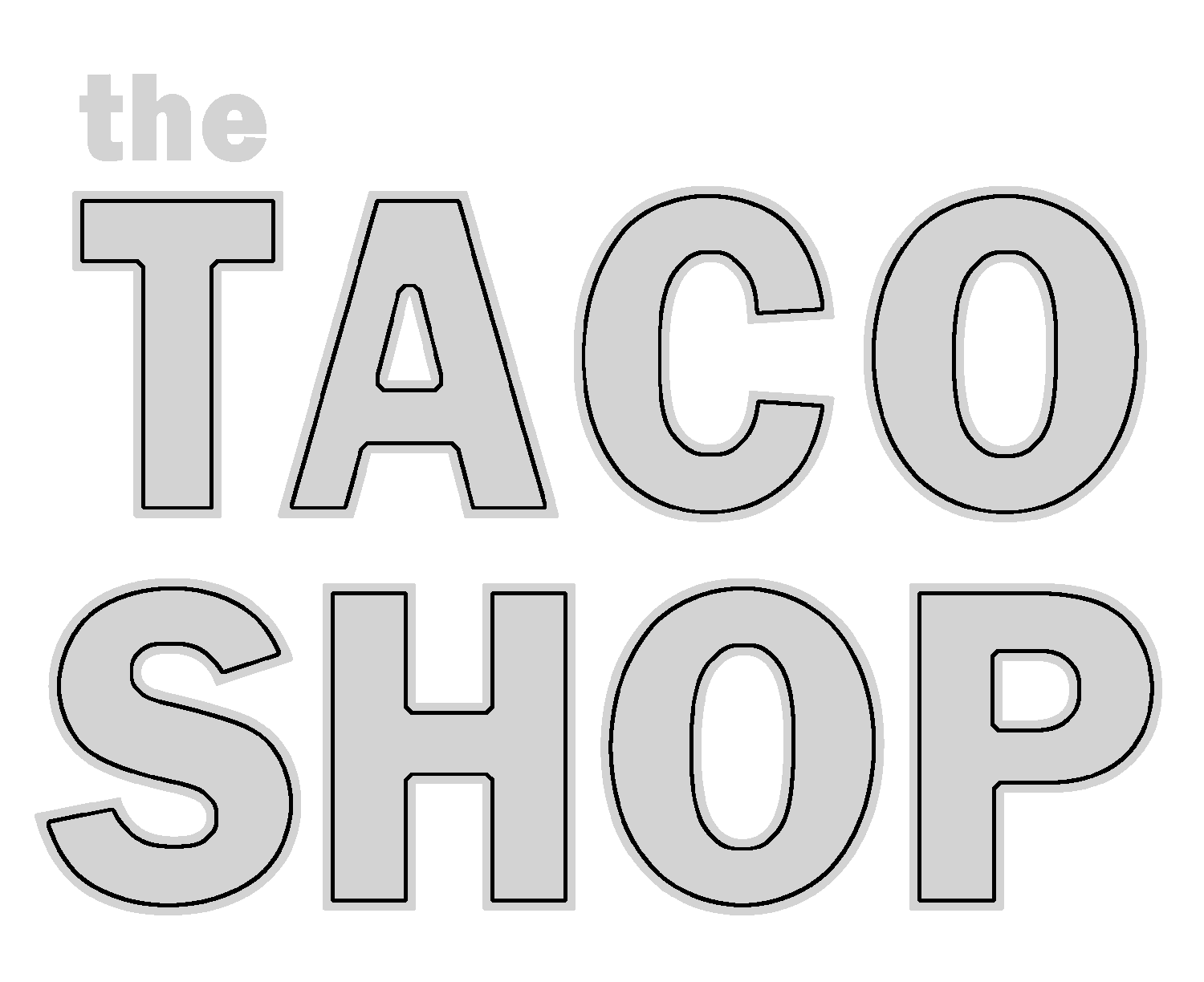 the TACO SHOP