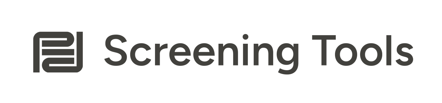 Data + Screening Tools