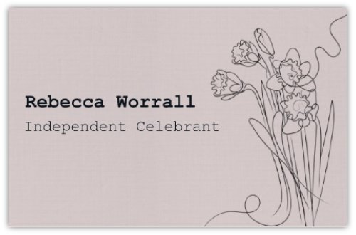 Rebecca Worrall - Independent Celebrant