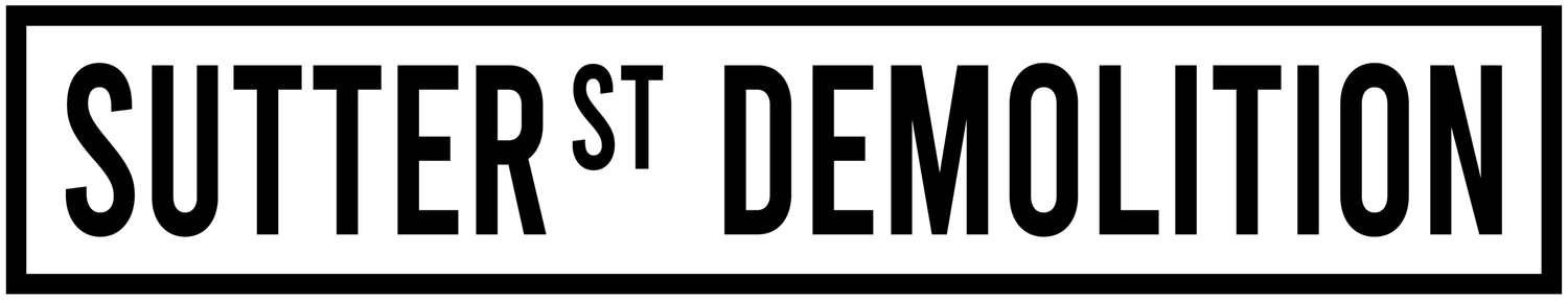 Sutter St Demolition