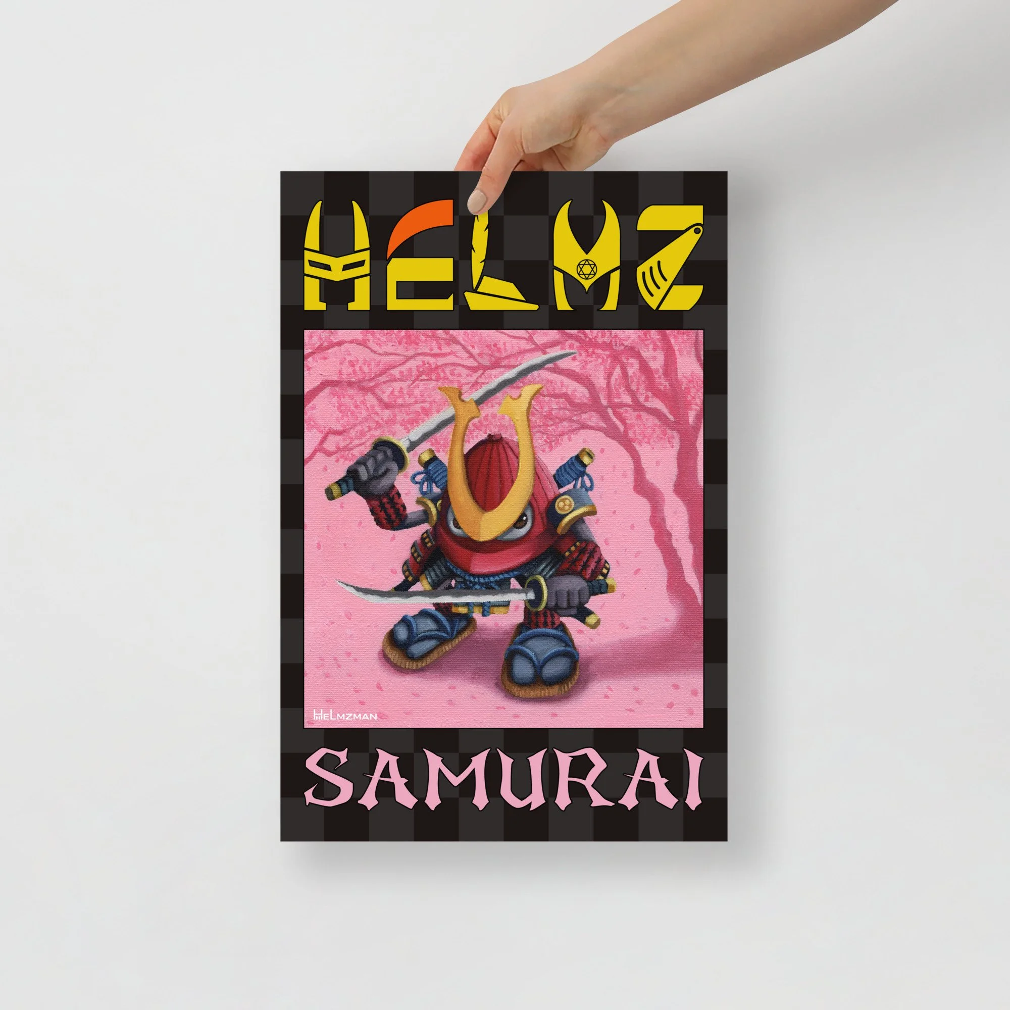 Samuraiページ Poster with Logo / Samurai — Helmzman