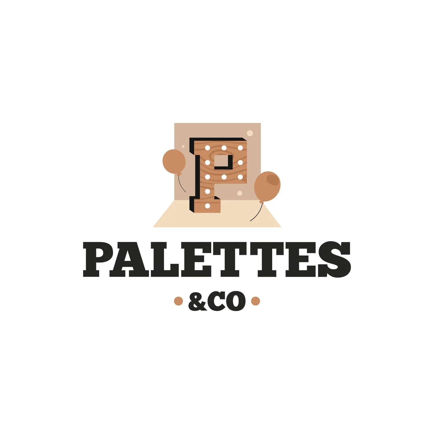 Palettes &co - Location photobooth - Lettres et chiffres lumineux en bois