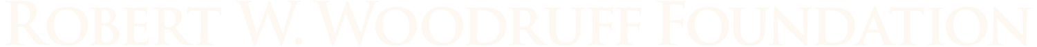 Robert W. Woodruff Foundation