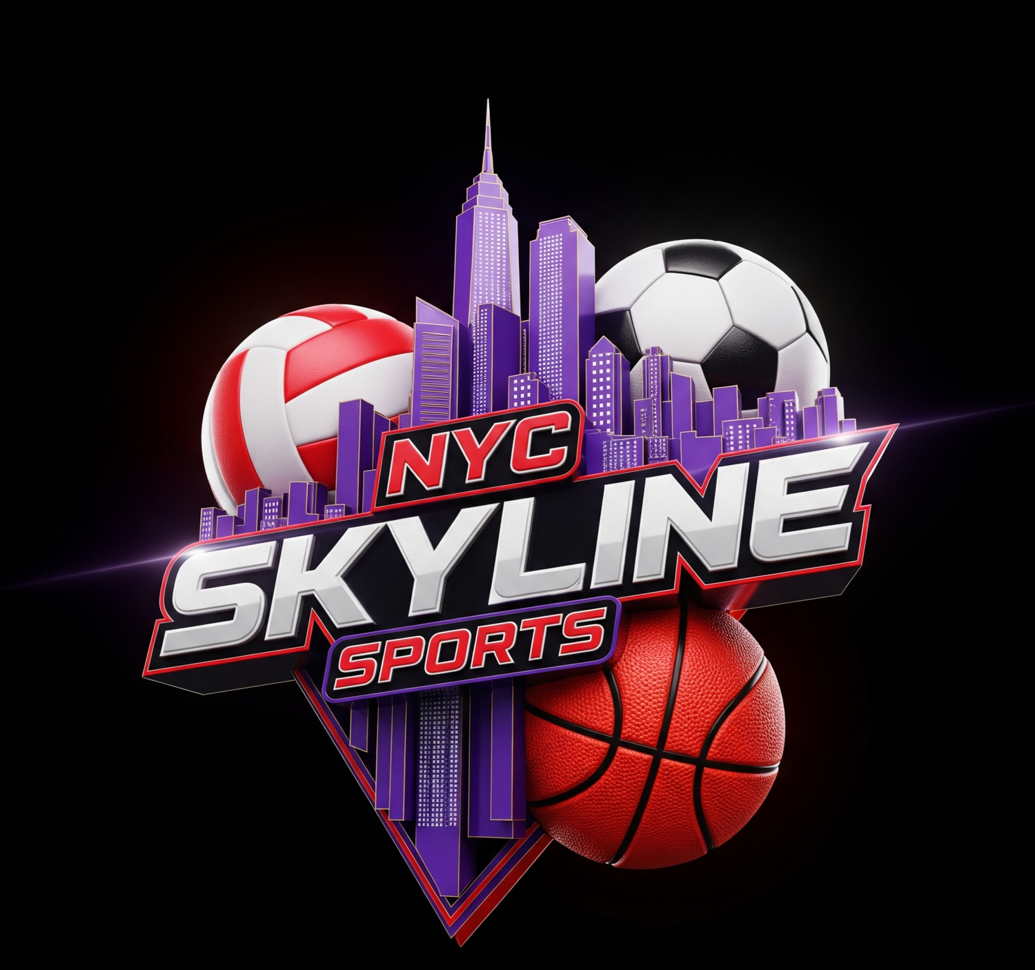 NYC Skyline BAsketball