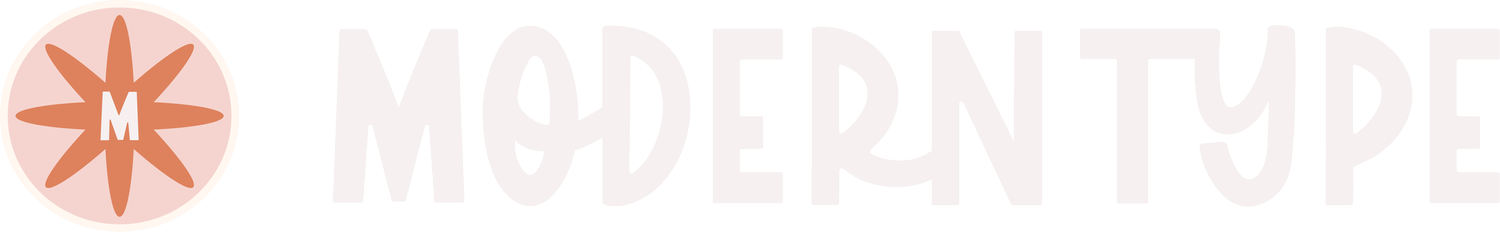 Modern Type • Krissy Fitzpatrick