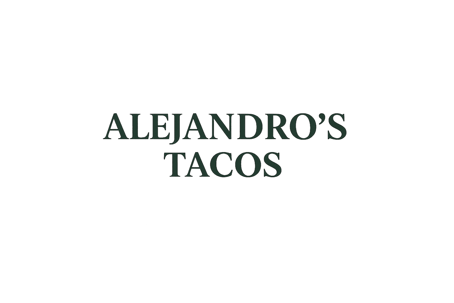 Alejandros Taco Catering