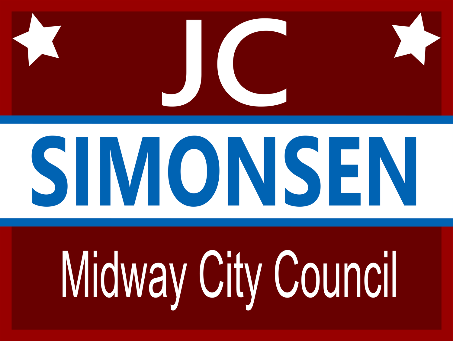 Re-Elect JC Simonsen for Midway City Council