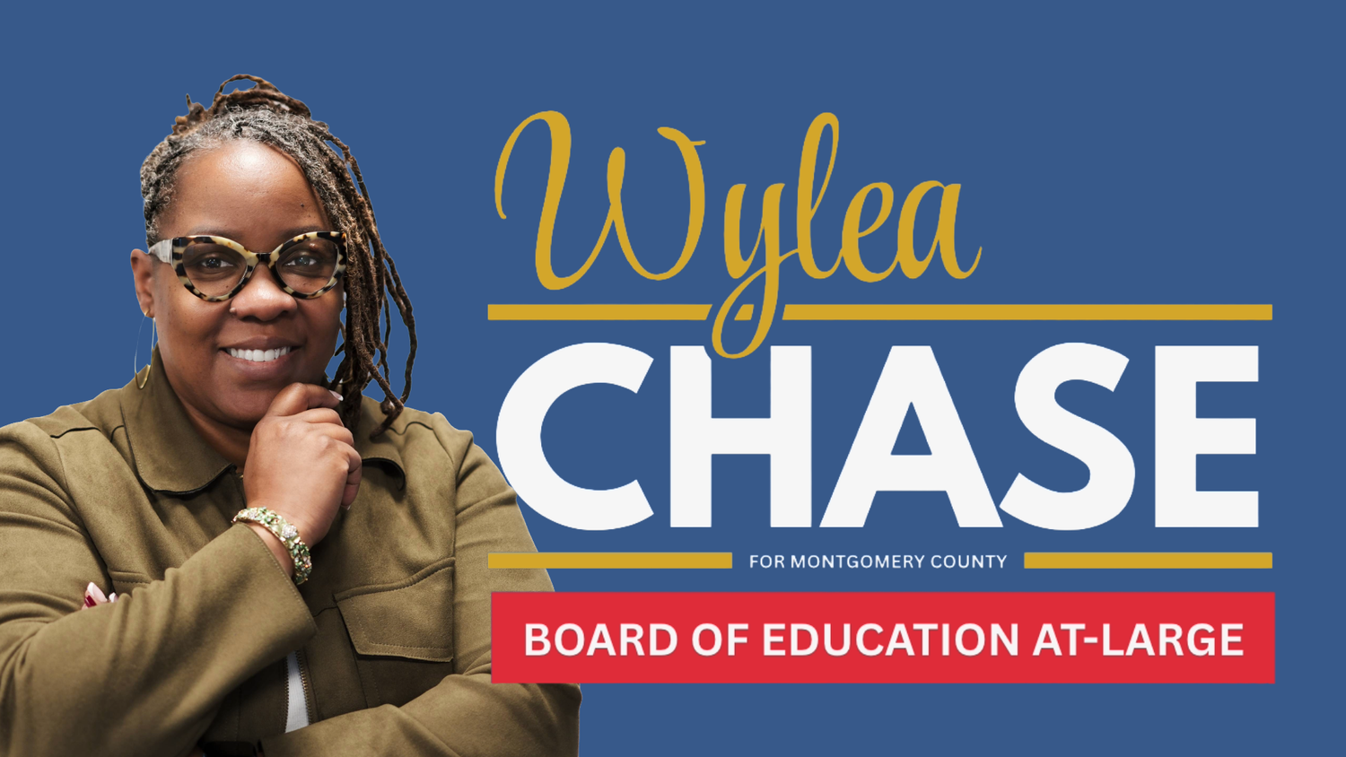 Alt Text: Wylea Chase candidate for Montgomery County Board of Education