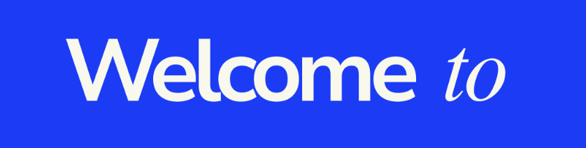Welcome to