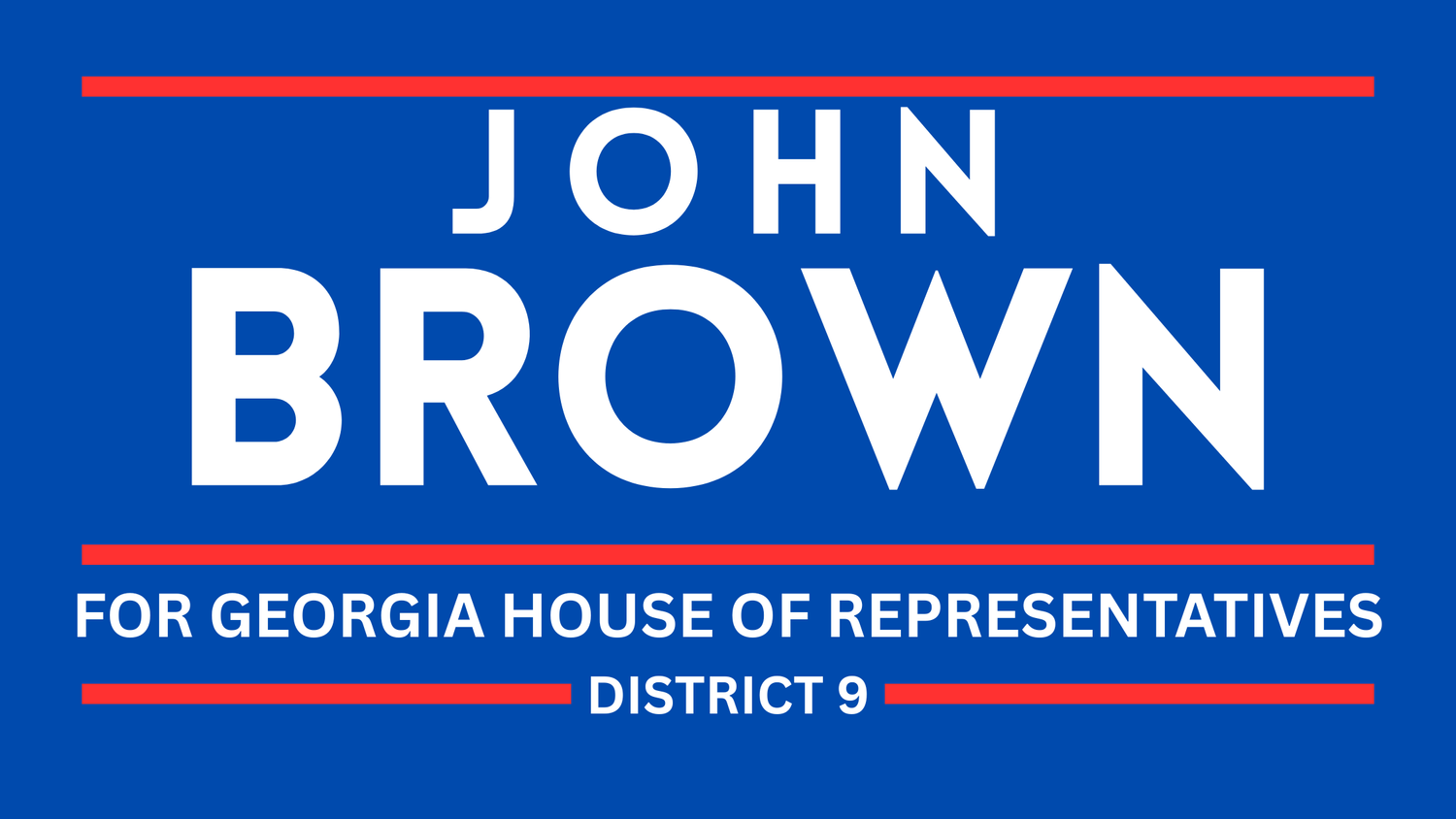 John Brown for Georgia 2026