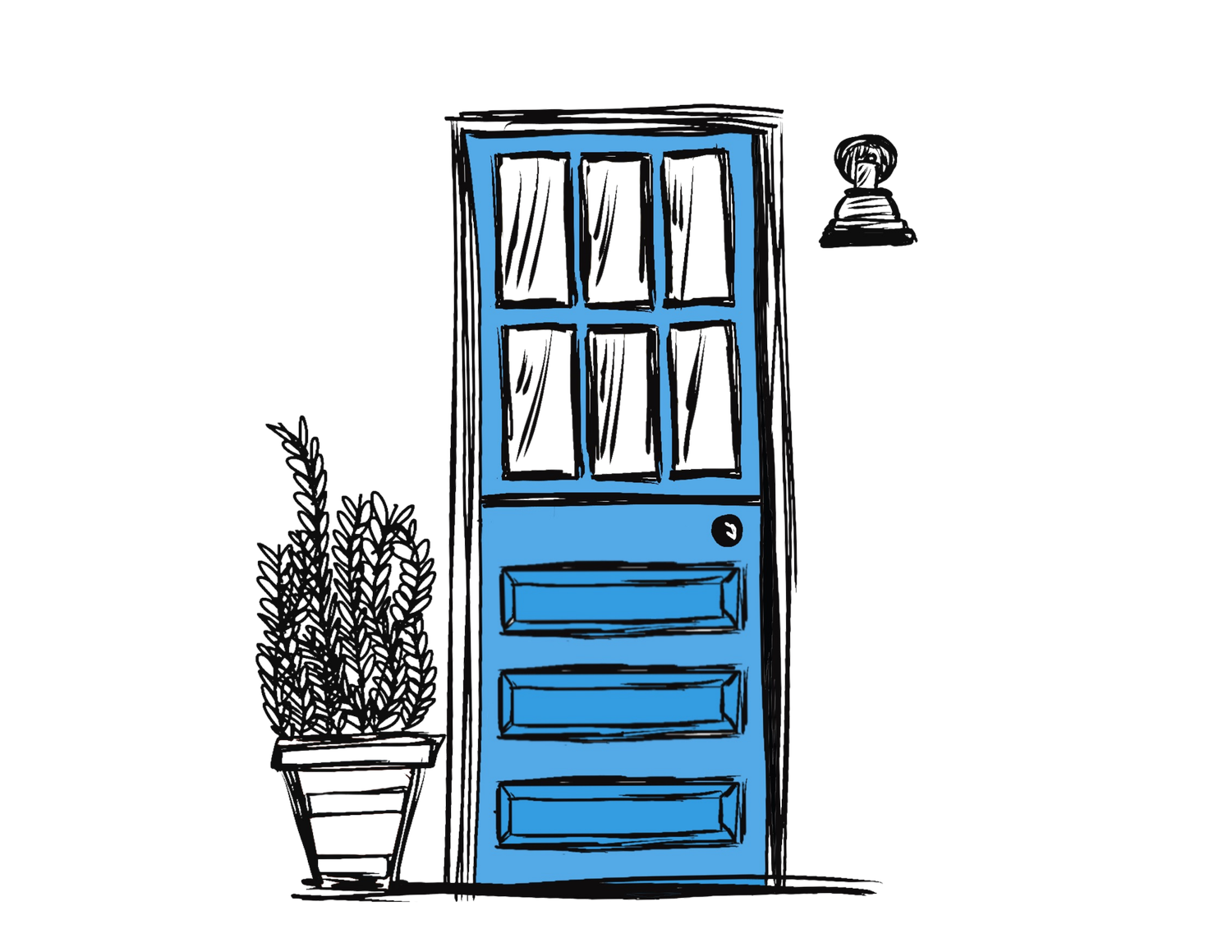 The Blue Door