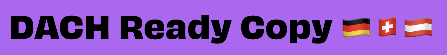 DACH Ready Copy π©πͺπ¨ππ¦πΉ