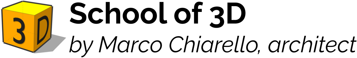 School of 3D by Marco Chiarello architect