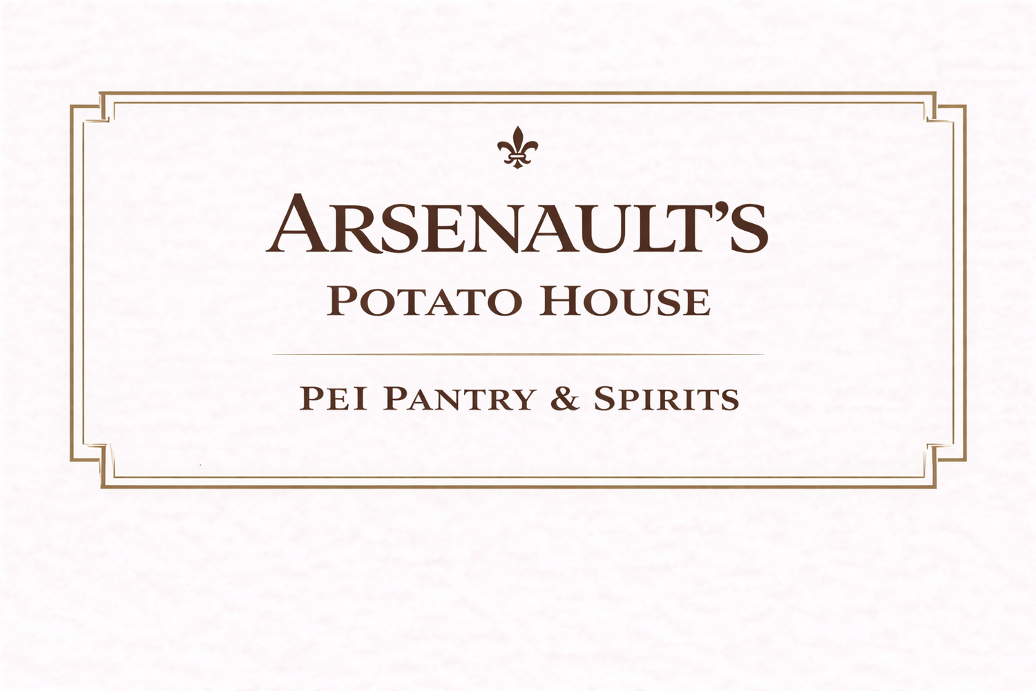 Arsenault's Potato Martini House - Craft Spirits & Seasonings