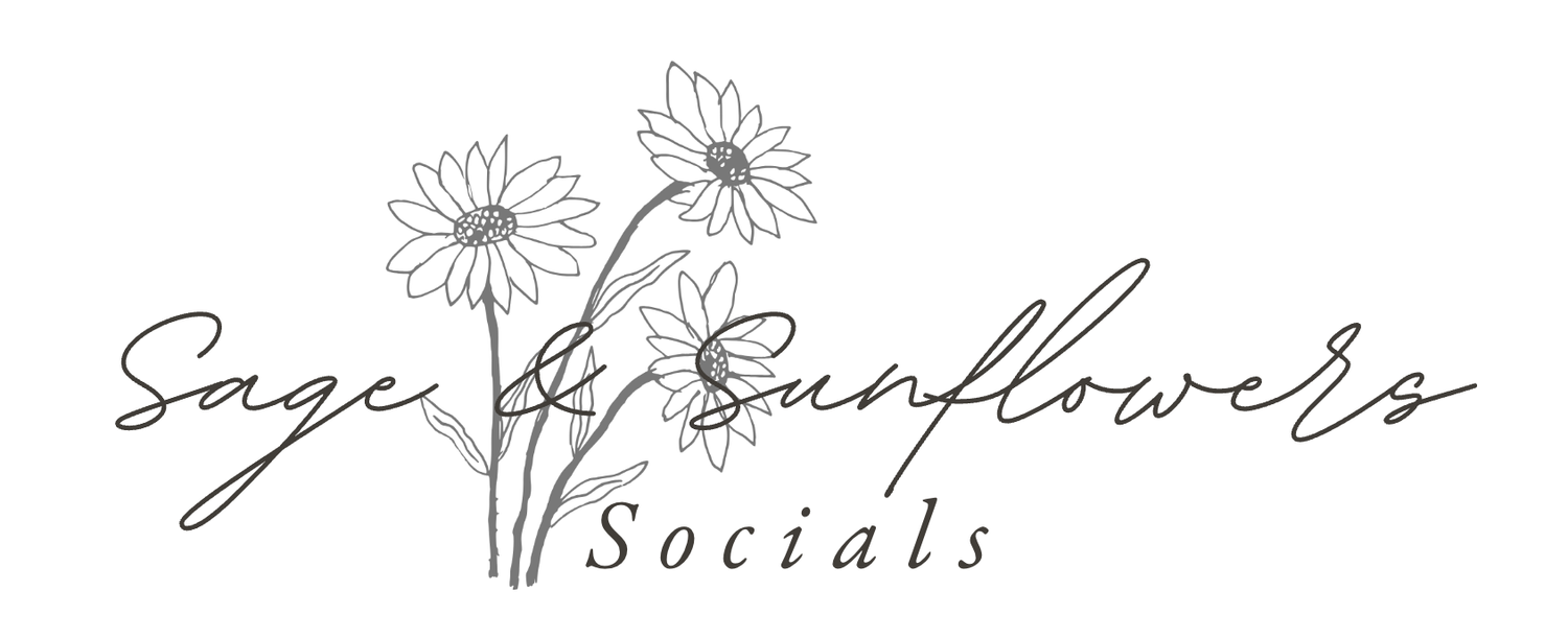 Sage and Sunflowers Socials